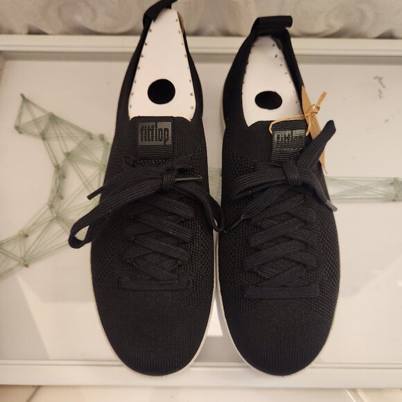 Fit Flop Women Black "Rally E01" Multi Knit sneakers. NIB. Size EU 36/US 5 - Picture 4 of 9